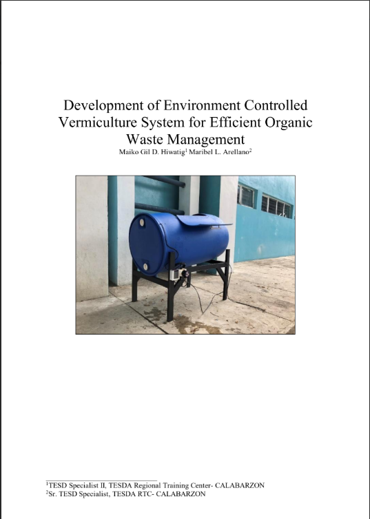 Thumbnail for Development of Environment Controlled Vermiculture System for Efficient Organic Waste Management